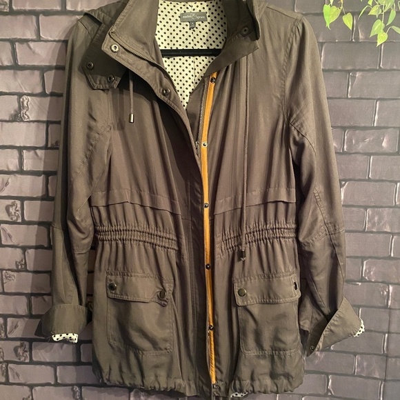 Market and Spruce Jackets & Blazers - Market and Spruce Gray Anorak Jacket M